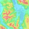 Above Derwent topographic map, elevation, terrain