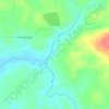 Bracky topographic map, elevation, terrain