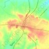 Giddings topographic map, elevation, terrain