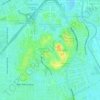 Kota Kemuning topographic map, elevation, terrain