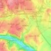 Madeley topographic map, elevation, terrain