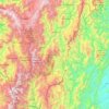 Zamora Chinchipe topographic map, elevation, terrain