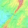 Manawatū River topographic map, elevation, terrain