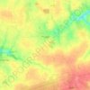 Plougar topographic map, elevation, terrain
