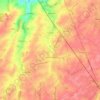 Chastre topographic map, elevation, terrain