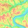 Union Township topographic map, elevation, terrain