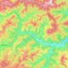 Corbu topographic map, elevation, terrain