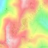 Rachel Lake topographic map, elevation, terrain