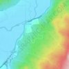 Cloverdale topographic map, elevation, terrain