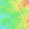 Kamuning topographic map, elevation, terrain