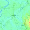 Brahmanbaria Sadar Upazila topographic map, elevation, terrain