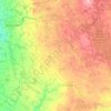 Wellington North topographic map, elevation, terrain