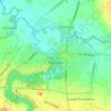 Skuodas topographic map, elevation, terrain