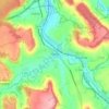 Humes-Jorquenay topographic map, elevation, terrain