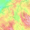 Union County topographic map, elevation, terrain