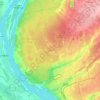 Заельцовский район topographic map, elevation, terrain