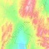 Mier y Noriega topographic map, elevation, terrain