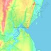Maputo topographic map, elevation, terrain