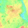 Buchanan Township topographic map, elevation, terrain