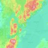 Karlsborgs kommun topographic map, elevation, terrain