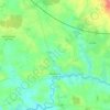 Gennes-sur-Seiche topographic map, elevation, terrain