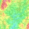 Jindřichův Hradec topographic map, elevation, terrain