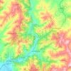 Valfabbrica topographic map, elevation, terrain
