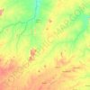 Montepuez topographic map, elevation, terrain