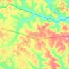 Clearfield Township topographic map, elevation, terrain