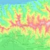 Municipio Girardot topographic map, elevation, terrain