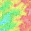 Saint-Amand topographic map, elevation, terrain