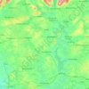 County Roscommon topographic map, elevation, terrain