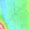 Paradise topographic map, elevation, terrain