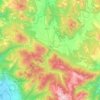 Leonessa topographic map, elevation, terrain