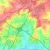 Theydon Garnon topographic map, elevation, terrain