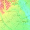 Darlington County topographic map, elevation, terrain