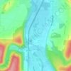 Pinterville topographic map, elevation, terrain