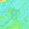 Park Zakrzówek topographic map, elevation, terrain