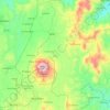 Ipala topographic map, elevation, terrain