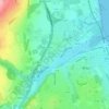 Rathmichael (Bray) ED topographic map, elevation, terrain