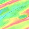 Coaldale topographic map, elevation, terrain