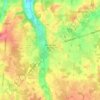 Neuville-les-Dames topographic map, elevation, terrain
