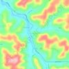 Northern Cambria topographic map, elevation, terrain