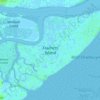 Foulness Island topographic map, elevation, terrain