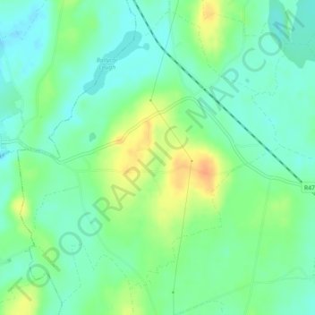 Ballycar topographic map, elevation, terrain