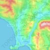 Centola topographic map, elevation, terrain
