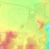 Bryce Canyon City topographic map, elevation, terrain