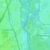 Robinson Woods Preserve topographic map, elevation, terrain