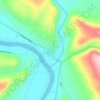 Elkton topographic map, elevation, terrain