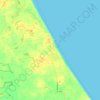 Mappleton topographic map, elevation, terrain